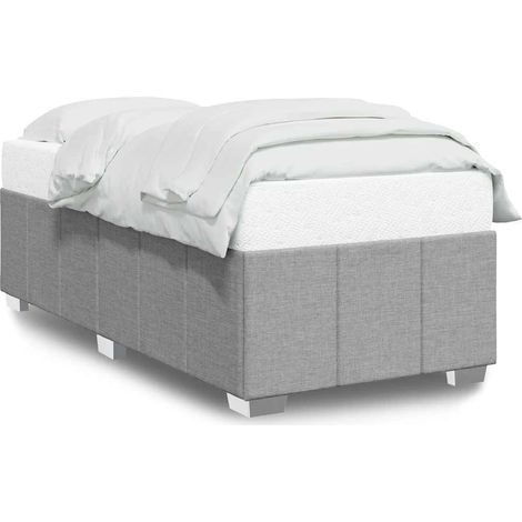 Maison Exclusive - Giroletto senza Materasso Grigio Chiaro 100x200 cm Tessuto (1/5)