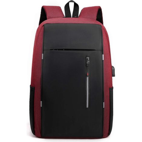 Sac à dos pour ordinateur portable, sac bandoulière pour femmes et hommes, idéal pour les études, les voyages d'affaires, compatible avec les ordinateurs portables jusqu'à 15,6 pouces.
