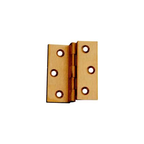 CERNIERE OTTONE FRESATE DOPPIE ZANCATE- - mm.40x35 - 24 pezzi
