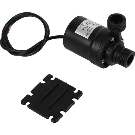 Pompe à Eau Submersible, 800L/H 5M Pompe Eau Aquarium, DC 24V Pompe a Eau Solaire pour Aquarium, Bassin, Jardin, Étang Fontaine Réservoir, Fish Tank Hydroponic Systems (1/5)