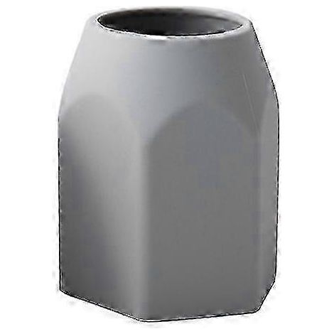 Porte-stylo en silicone gris, idéal pour le bureau. Ce porte-crayons, porte-règles et porte-stylo de bureau est parfait pour ranger vos fournitures scolaires. (1/3)