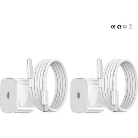 Lot de 4 chargeurs Samsung - Chargeur rapide - Adaptateur + câble 20 W Blanc Taille unique (NT) (1/5)