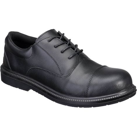 Steel Action Leather Executive Schuh S3 Sr Fo - Größe 47 - Schwarz - Portwest