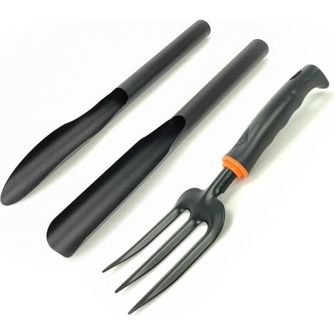 3 pièces Kit d'outils de Jardinage,Pelle de Jardinage,Fourche à Main de Jardinage,Pelle en Acier au Carbone Kit d'outils de Jardinage pour Le Jardinage,la Culture de Fleurs,la Plantation en intérieur (1/5)