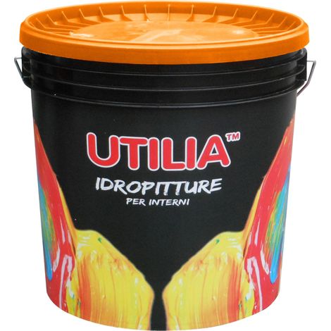 Utilia IDROPITTURA SEMILAVABILE col. Bianco lt.14