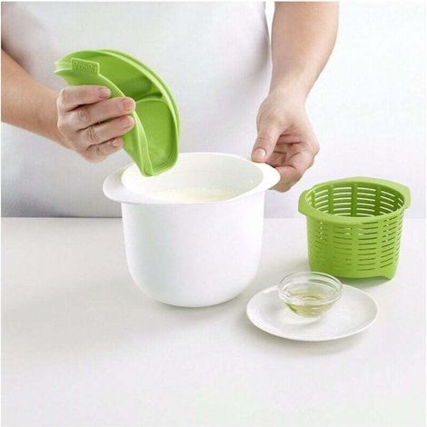 Machine à micro-ondes pour préparer du fromage maison – Appareil pratique et rapide pour fabriquer du fromage frais, mozzarella ou ricotta en quelques minutes (1/4)