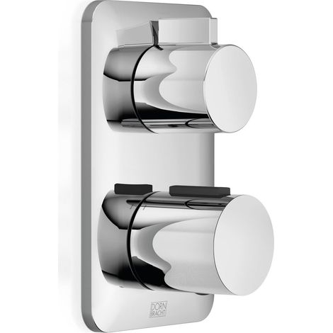 Thermostat encastré LISSÉ de Dornbracht avec réglage de débit à