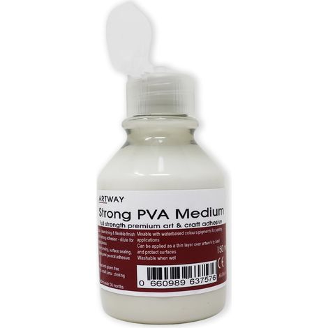 Colle PVA Forte/Médium - 150ml, Blanc (1/3)