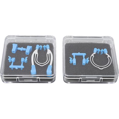 Ensemble de 5 anneaux de serrage pour matrice dentaire, clips A et B, matrices profilées pour soins dentaires (1/5)