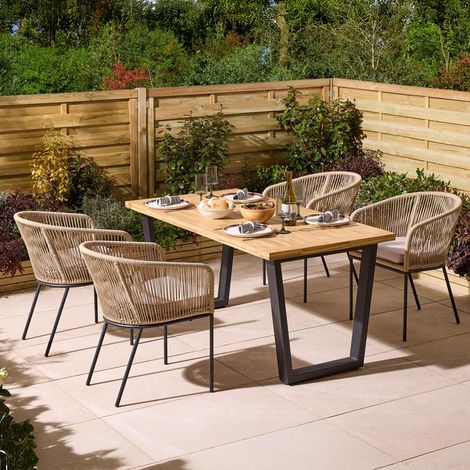 Rowlinson Oslo 4 Seat Dining Set (1/4)