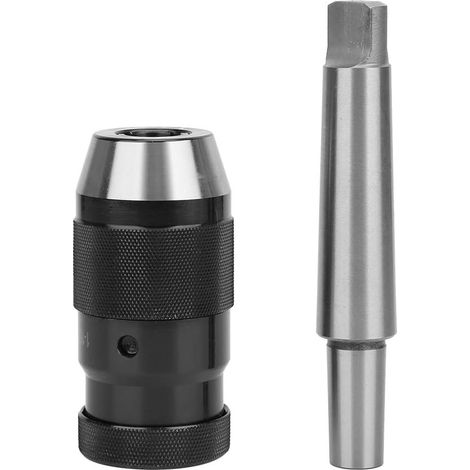 Mandrin de perçage pour tour B18, 16 mm, robuste et autoserrant, avec bielle MT3-B18 pour forets de fraisage (1/5)