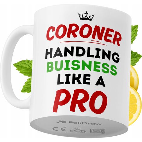 Taza para forense. Divertida taza de café o té con diseño de texto humorístico. Taza para cumpleaños, santos, días festivos. Taza premium para ocasiones especiales en casa, oficina, trabajo. Color bla (1/5)
