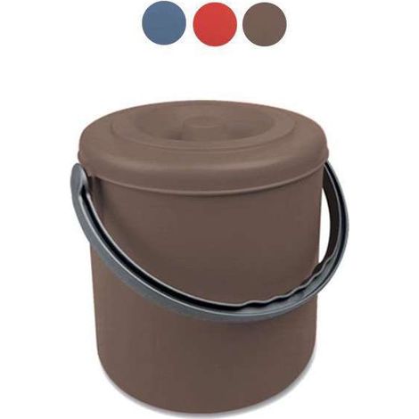 Pattumiera Tonda Eureka Rosso Sunset L 20 Stefanplast