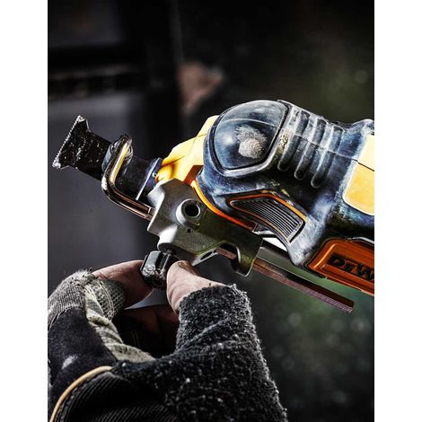 Dewalt – Outil oscillant multi-cutter sans fil 18V DCS355N – Moteur Brushless – Changement d’accessoires rapide – Pour bois dur et teck — vue 3