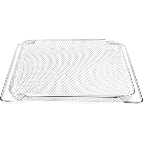 Grille de cuisson multifonctionnelle en acier inoxydable, compatible avec les grilles de four, pour la cuisson et le refroidissement, 36 x 30 cm (1/5)