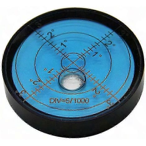 Niveau à bulle rond haute précision, niveau à bulle de surface avec pastille de visée, outil de mesure de nivellement (1/5)