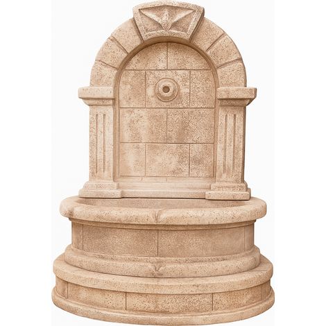 Fontana spagnola decorativa modello terra h120xl80xp45 cemento effetto pietra (1/5)
