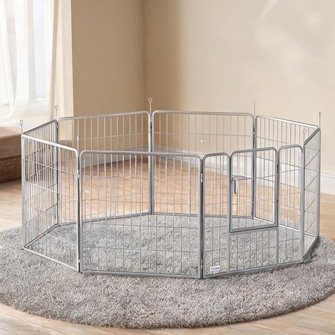 Barrière pour chien silber en stahl 240 x 80 x 80 cm (1/5)
