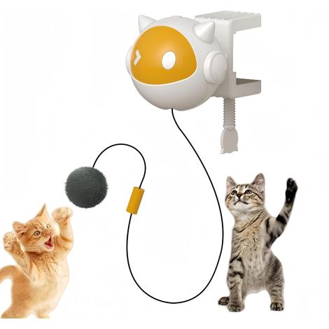 Balle électrique automatique pour animaux de compagnie, jouet automatique intelligent avec fonction d'élévation. (1/5)