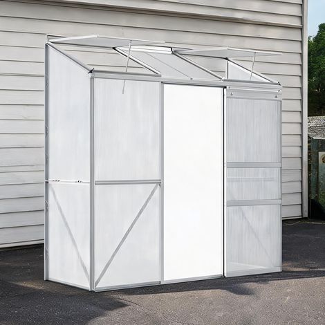 Serre de jardin en aluminium Polycarbonat 192 x 68 x 196 cm (1/5)
