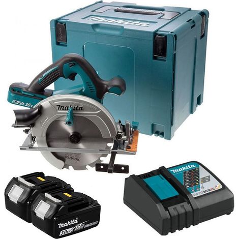 Sega circolare 36V LXT Ø190 mm (2x3,0 Ah) in MAKPAC - MAKITA DHS710RFJ