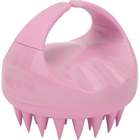 Brosse de massage douce pour le toilettage des animaux de compagnie, idéale pour le bain des chats. Élimine le sous-poil mort et les nœuds pour chiens et chats. Rose. (1/5)