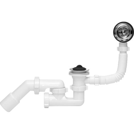 Sifone per vasca da bagno Wadep con filtro in metallo