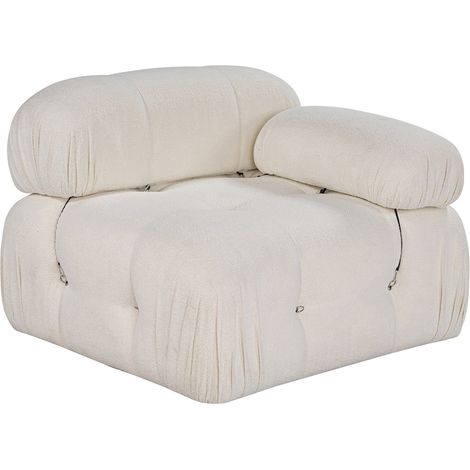 Módulo angular derecho para sofá modular en bouclé Bubble 1RB (1/5)