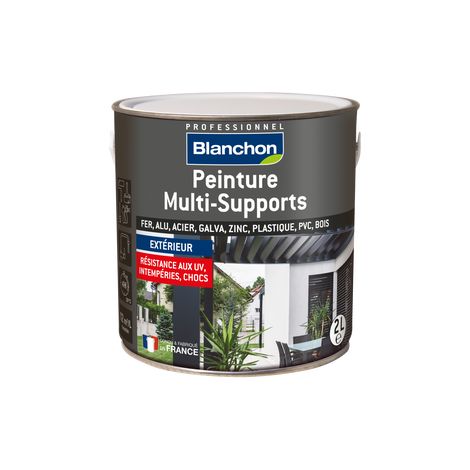 Vernice multi-supporto RAL 8014 Marrone normanno satinato 2L - BLANCHON - 01575407 (1/2)