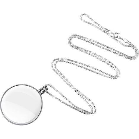 pair Loupe à main Loupe de lecture Loupe 5X avec collier Meilleur HD pour les livres et les journaux de lecture Insecte Hobby Observation Salle de classe Science Loupe Bijoux Antiquités Loupe Hallmark (1/5)