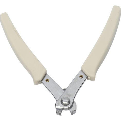 Pince électronique à jet plat coudée à 90° pour la coupe de fils en acier inoxydable avec ressort SP-22 (1/5)