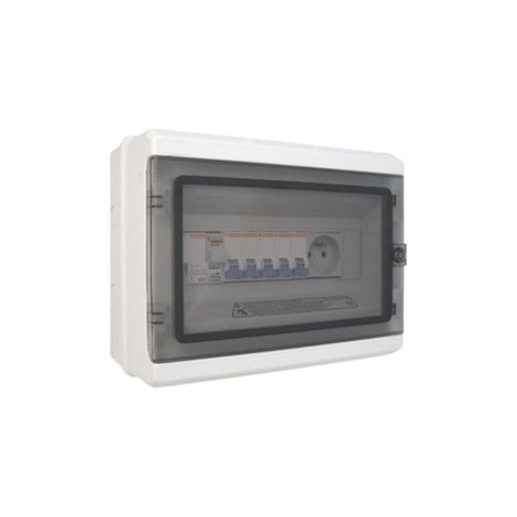Ccei – Coffret répartiteur CID-M+ pour pompe à chaleur piscine – Départ courbe D 10A/16A/20A – Protection différentielle 30 mA – Compatible monophasé/triphasé