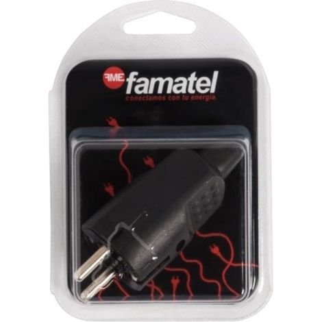Clavija elec 4,8mm/100x145x55 16a-250v tt goma term ne famat