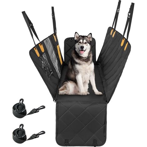 Dog Car Seat Cover Non-Slip Car Seat Protector for Large Dogs W/ Mesh Window (1/5)