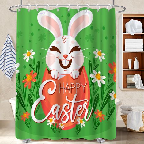 Rideau polyester pour douche 180x180 tendance cache baignoire pour créer une ambiance spa (1/5)
