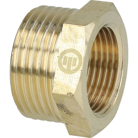 Réduction 3/4’’ FF x 1’’ FM modèle large pour tuyau solaire ondulé