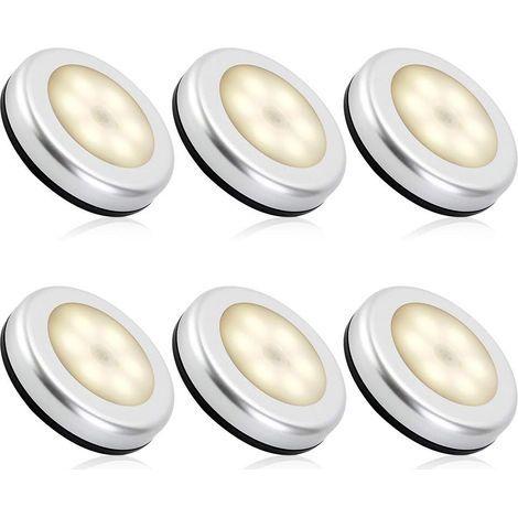 Nachtlicht mit Bewegungsmelder für den Innenbereich, batteriebetriebene Bewegungsmelder-LED-Lampe für Treppen, LED-Beleuchtung für Schrank, Garderobe, Flur, Kinderzimmer, automatisches Ein-/Ausschalte (1/5)