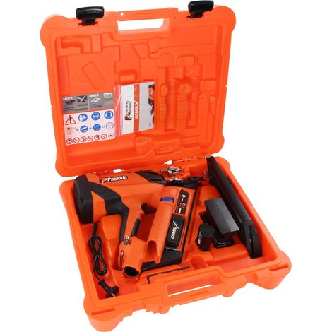 Cloueur 2en1 COMBI Xi + pack clous crantés + batterie 2,1Ah + chargeur + coffret - SPIT PASLODE - 054764