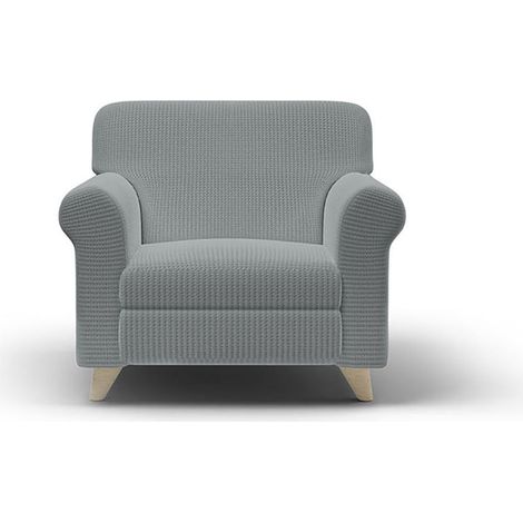 Copridivano Elasticizzato 1 Posto in Poliestere Iris Grigio Chiaro (1/5)