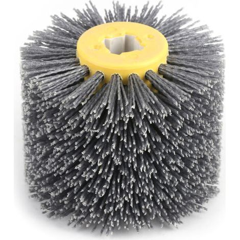 Roue de tréfilage pour polissage et brossage – grain 120, diamètre 150 mm, épaisseur 25 mm, lot de 5 unités (1/5)