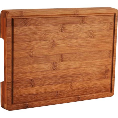 Tabla de cortar, material de bambú, ranura para jugo, bambú (1/2)