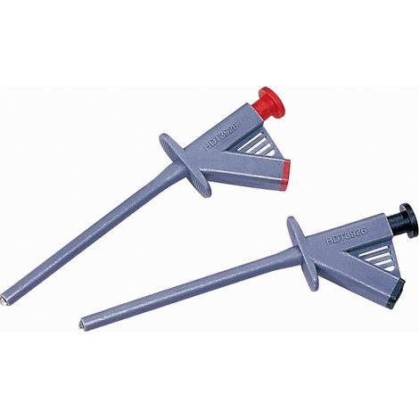Pince grippe-fils RS PRO, 2A, sonde de 4mm, L. 160mm, Gris ( Prix pour 1 )