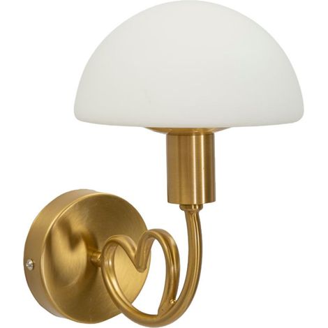 Applique da parete in vetro oro, 23x15x22 cm – Lampada Lovy (1/5)