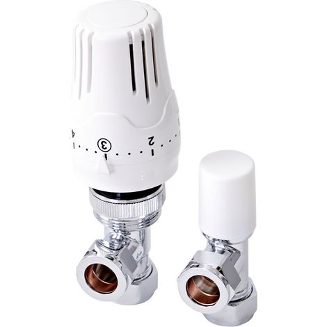 Robinet thermostatique de radiateur d'angle (1/5)