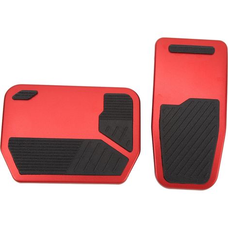 2 pédales de sport antidérapantes rouges pour accélérateur et frein, compatibles Tesla Model 3 et Model Y (1/5)