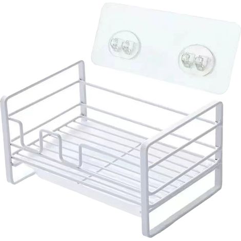 Porte-éponge avec égouttoir pour évier de cuisine (1/5)
