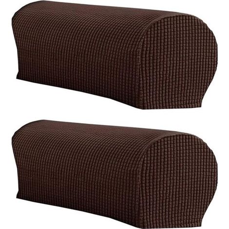Set mit 2 luxuriösen Stretch-Armlehnenbezügen für Stühle und Sofas (1/5)