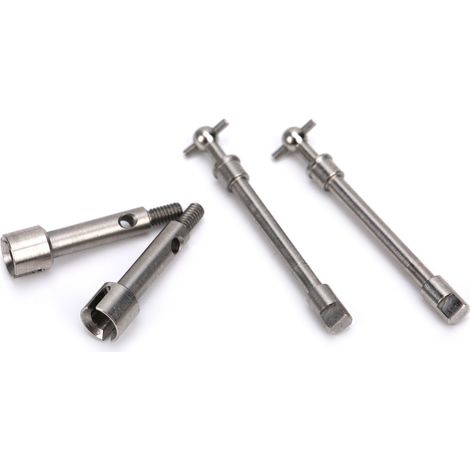 Arbre de transmission avant en acier inoxydable pour Axial SCX24 1/24 - Pièce de rechange durable pour véhicule radiocommandé (1/5)