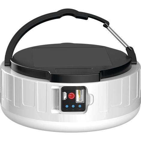 Lámpara portátil de 37 LED para mercados nocturnos, recargable, resistente al agua con certificación IP65, para uso en exteriores y en el hogar, ideal para acampar, practicar montañismo y pescar. (1/5)