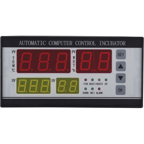 Thermostat multifonctionnel automatique pour incubateur (1 pièce) avec contrôleur de température et d'humidité (1/5)